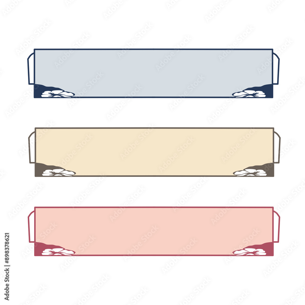 set of text box aesthetic pattern set of text box aesthetic pattern