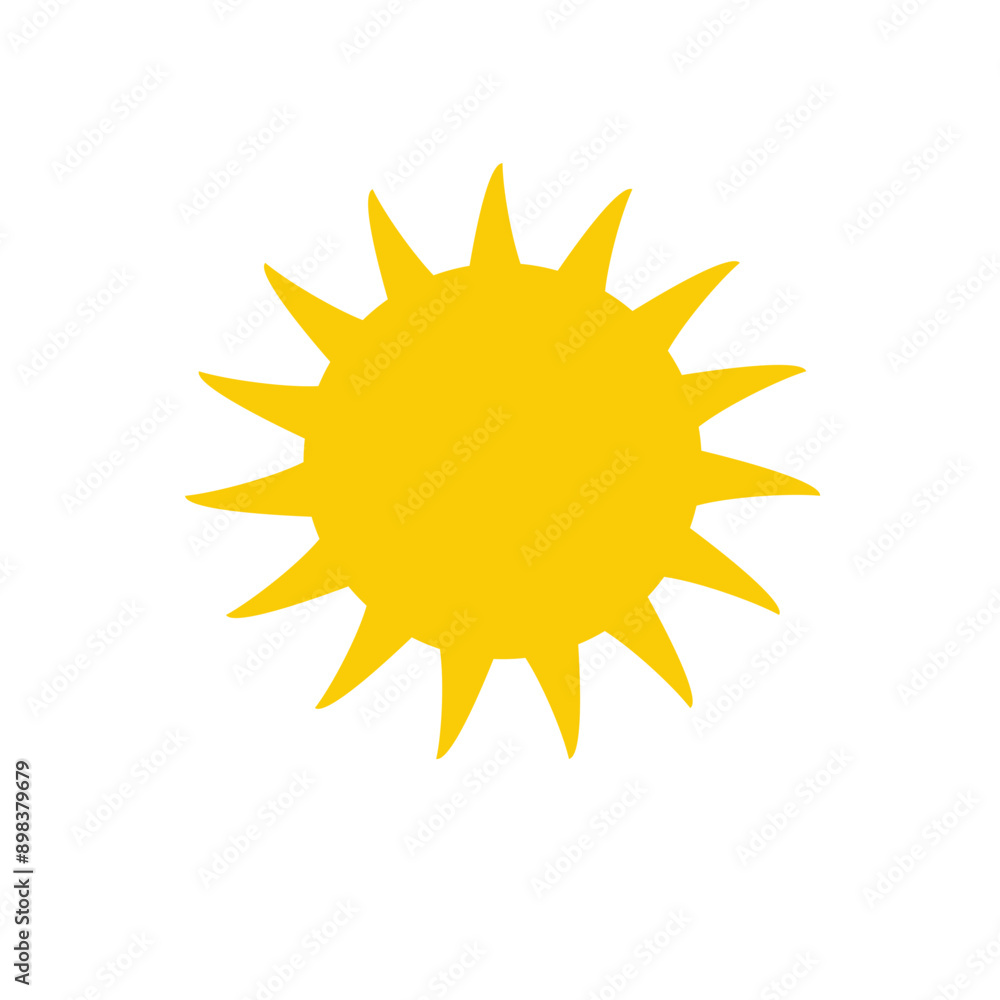Yellow sun icons. . Yellow sun star icons. Vector illustration Yellow sun icons. . Yellow sun star icons. Vector illustration