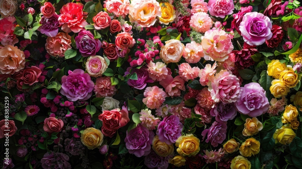 Floral backdrop of beauty Floral backdrop of beauty