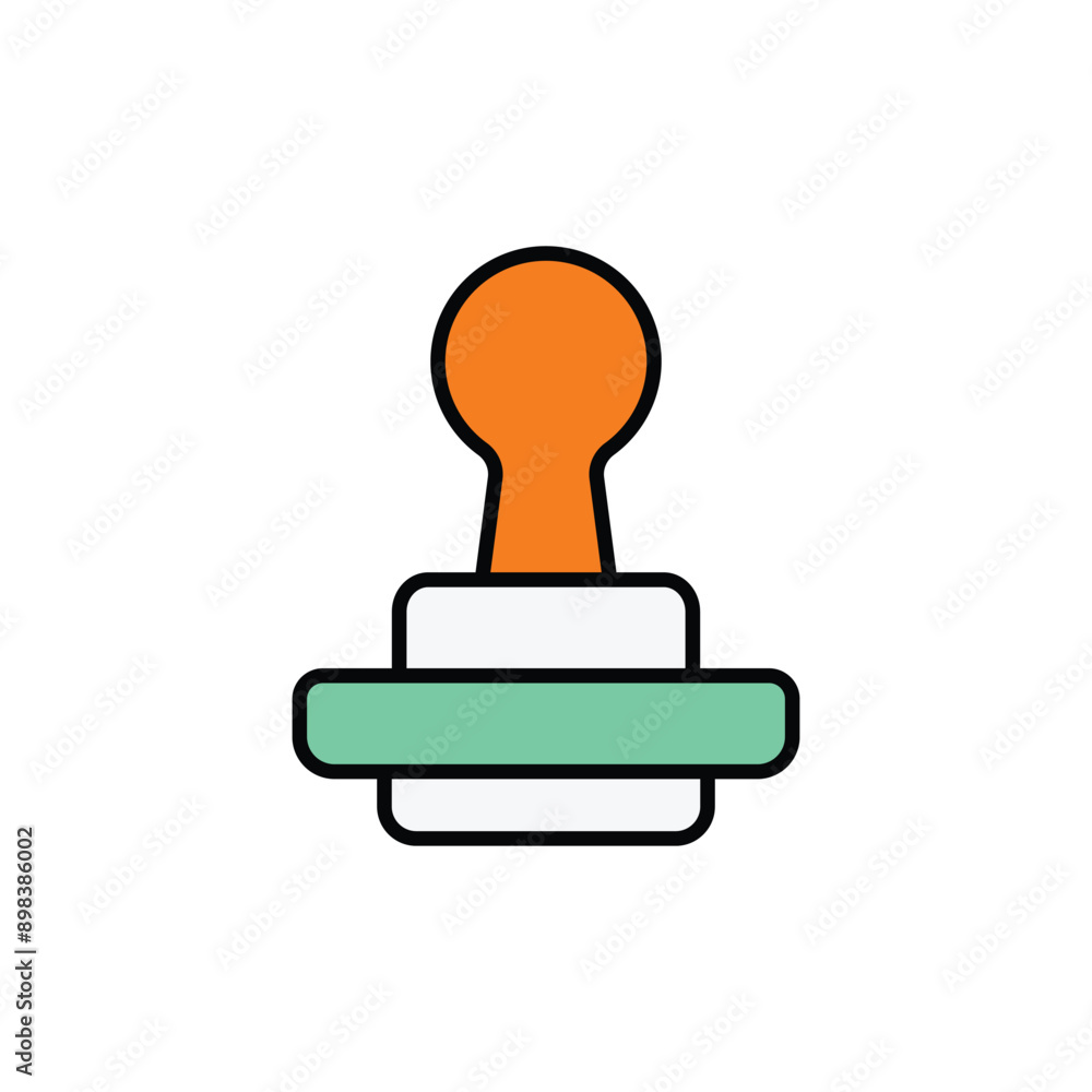 Cloning tool icon design with white background stock illustration Cloning tool icon design with white background stock illustration