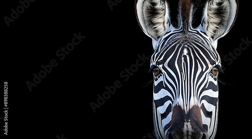 portrait of zebra
