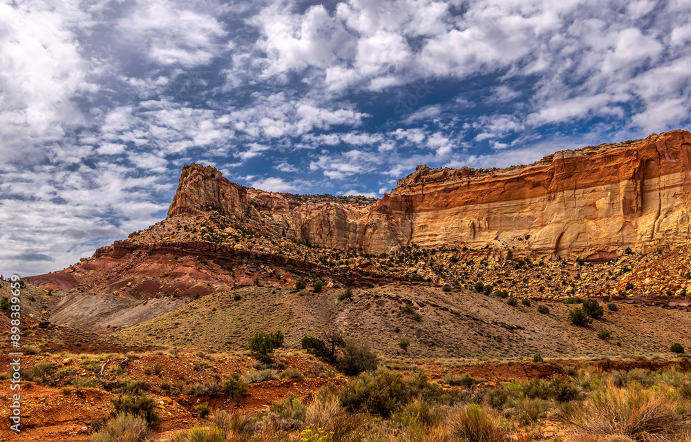 Red rock canyon desert. Canyon desert landscape Red rock canyon desert. Canyon desert landscape