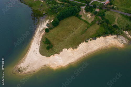 Beach of the Ebro swamp, Villanueva de las Rozas, Ebro Marsh, Cantabria, Spain photo