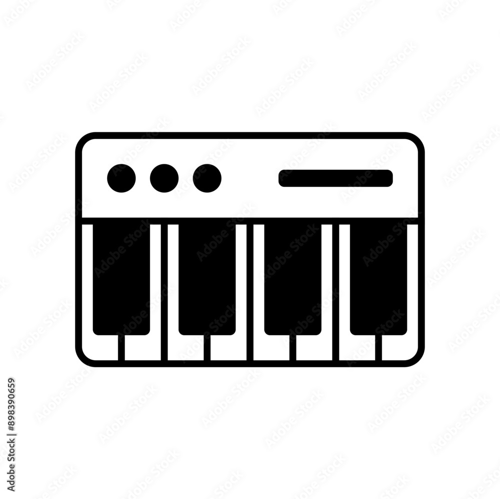piano icon. vector isolated on white background, simple and modern design. piano icon. vector isolated on white background, simple and modern design.