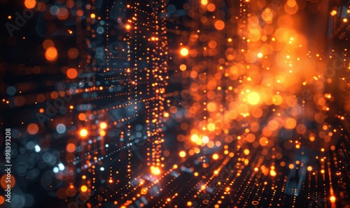 Wallpaper Mural networks, AI, data transmission and encryption, digital archives, audio and visual representations, scientific research Torontodigital.ca