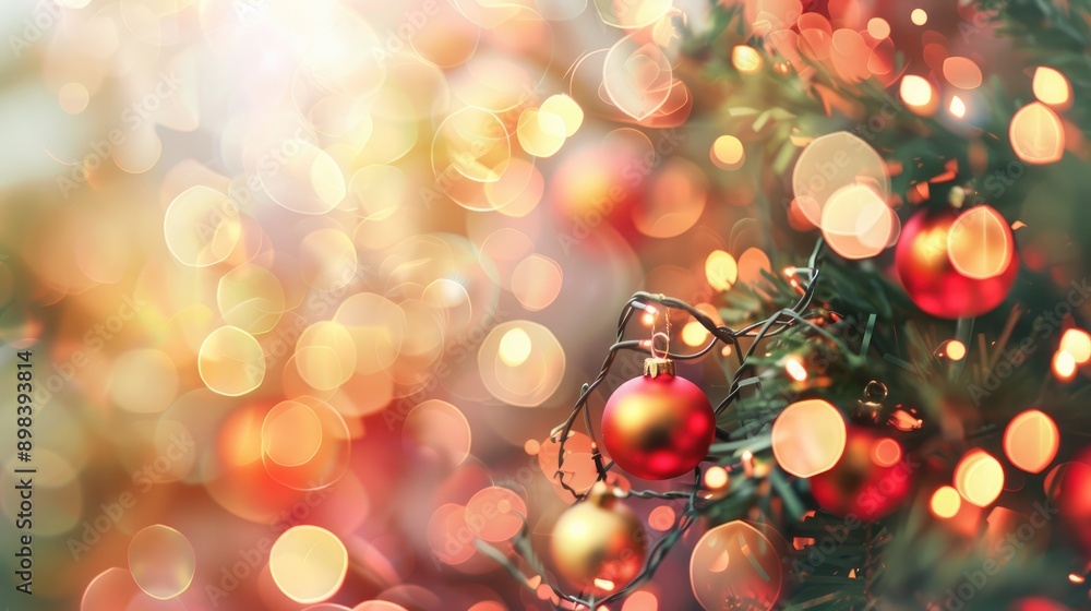 Blurred Holiday Season Background Decoration Blurred Holiday Season Background Decoration