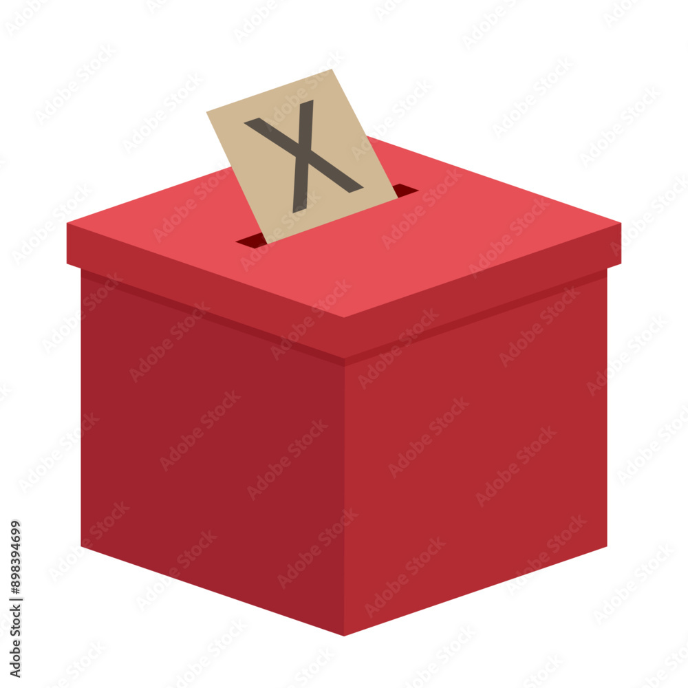 vote ballot box flat vector illustration logo icon clipart vote ballot box flat vector illustration logo icon clipart