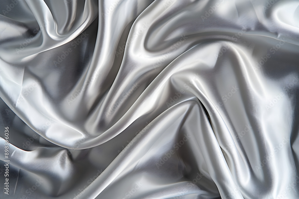 A luxurious silver cloth background, elegant and refined, adding a touch of sophistication to any setting A luxurious silver cloth background, elegant and refined, adding a touch of sophistication to any setting