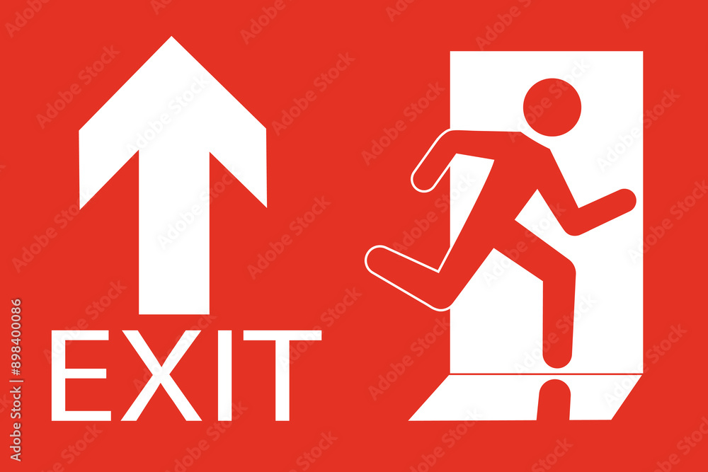 007-k-5Safety vector symbol. Emergency exit sign. People running out fire exit. Running people and exit door sign. Escape help evacuation. 007-k-5Safety vector symbol. Emergency exit sign. People running out fire exit. Running people and exit door sign. Escape help evacuation.