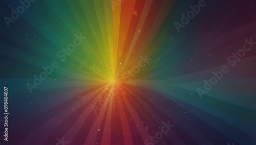  Gradient background with abstract sun rays