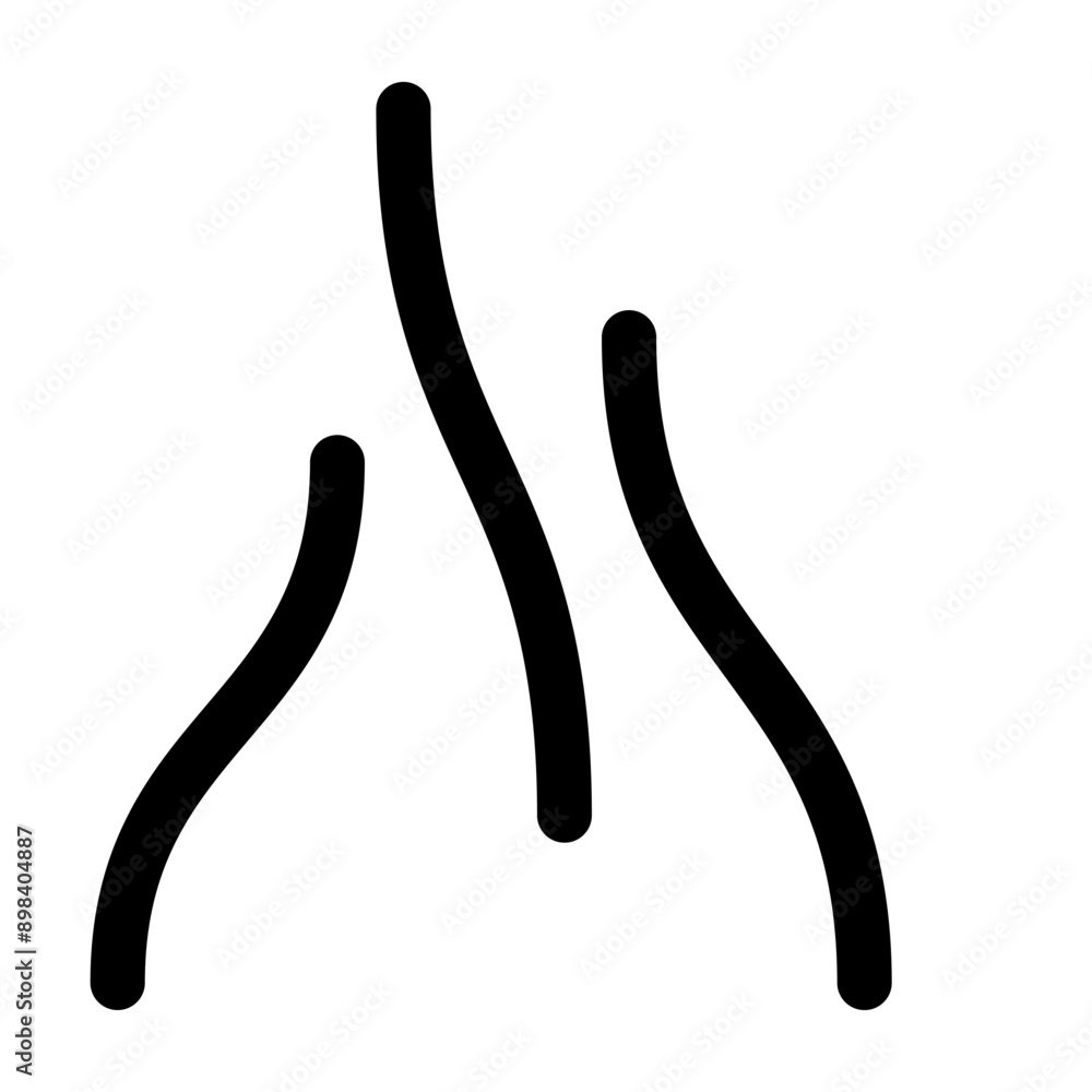 Smoke icon template Smoke icon template
