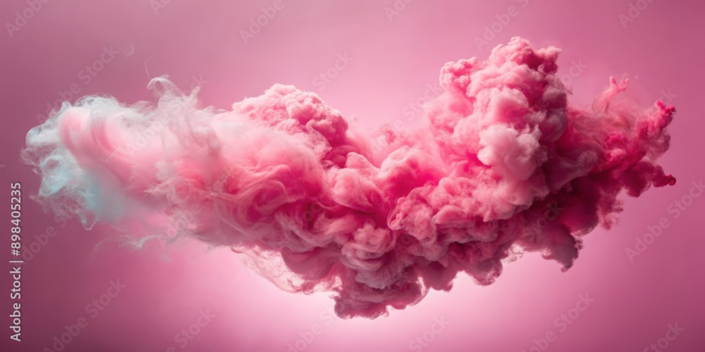 Vibrant pink smoke cloud surrounds an empty space, evoking a sense of romance, whimsy, and fantasy, perfect for Valentine's Day or love-themed projects. Vibrant pink smoke cloud surrounds an empty space, evoking a sense of romance, whimsy, and fantasy, perfect for Valentine's Day or love-themed projects.