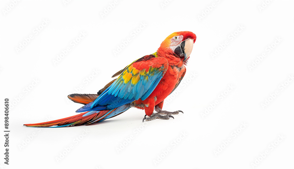 Obraz premium Radiant macaw plumage