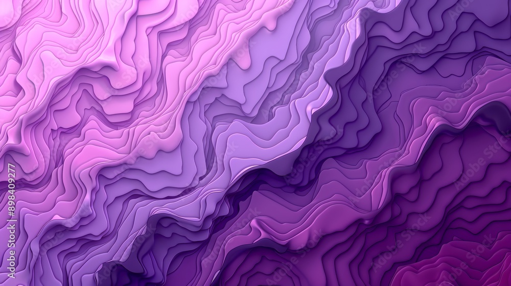 Abstract background forming violet purple topographic contour lines Abstract background forming violet purple topographic contour lines