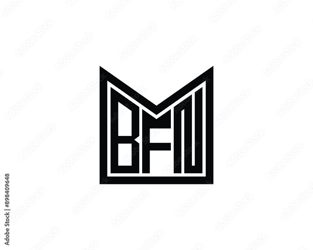BFN logo design vector template. BFN logo design. BFN logo design vector template. BFN logo design.