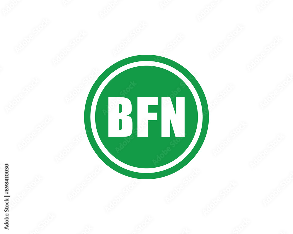 BFN logo design vector template. BFN logo design. BFN logo design vector template. BFN logo design.