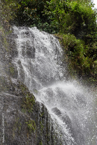Waterfall called La Escalera. Jardin, Jardín, Antioquia, Colombia.