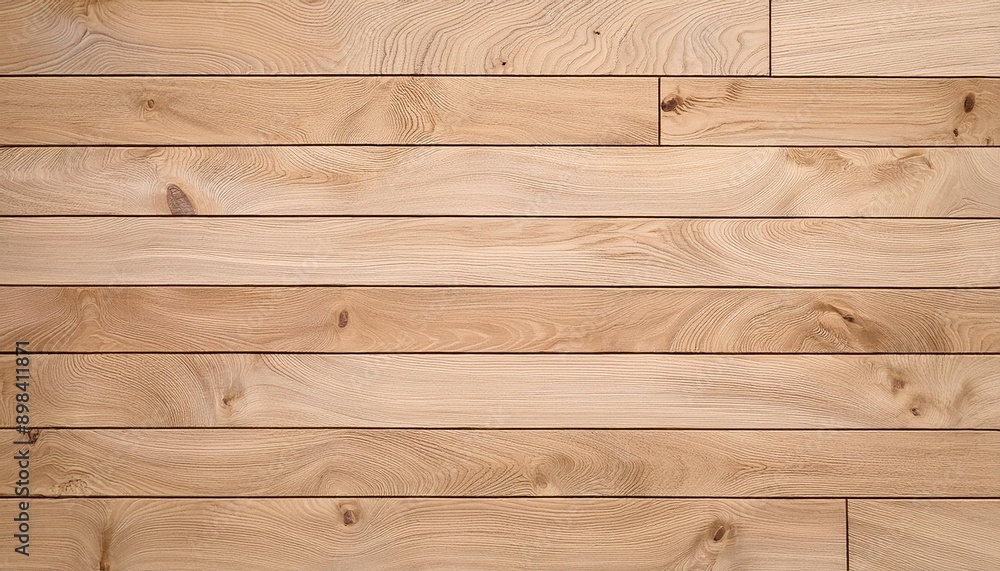 Naklejka premium Natural wood texture, top view of natural pattern for backdrop, light wooden color, abstract background.