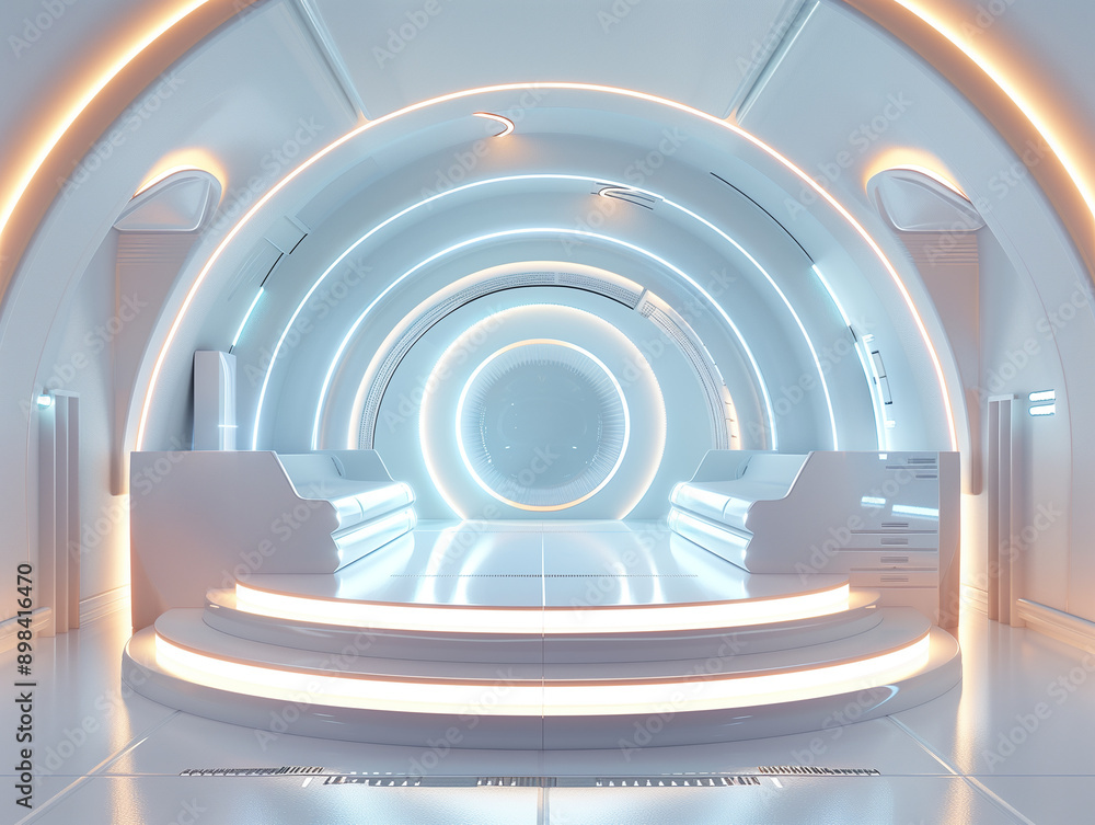 Obraz premium 무대 배경