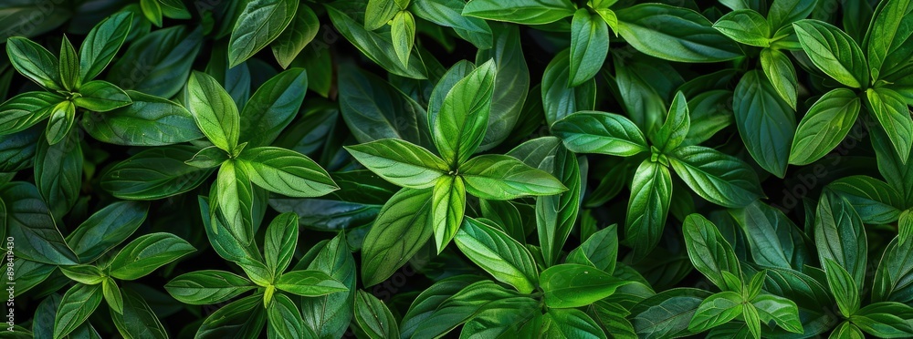 Top view of green leaves background Top view of green leaves background