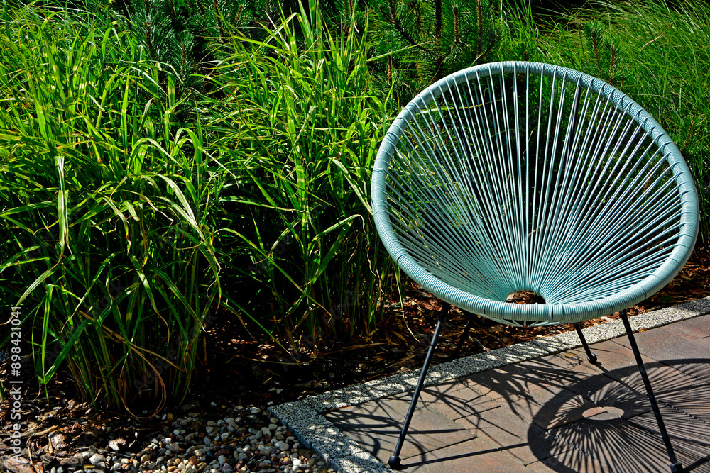 fotel wypoczynkowy retro, fotel żyłkowy w ogrodzie, fotel żyłkowy Acapulco, retro lounge armchair, Acapulco armchair, Outdoor Seating Areas with Acapulco Chairs