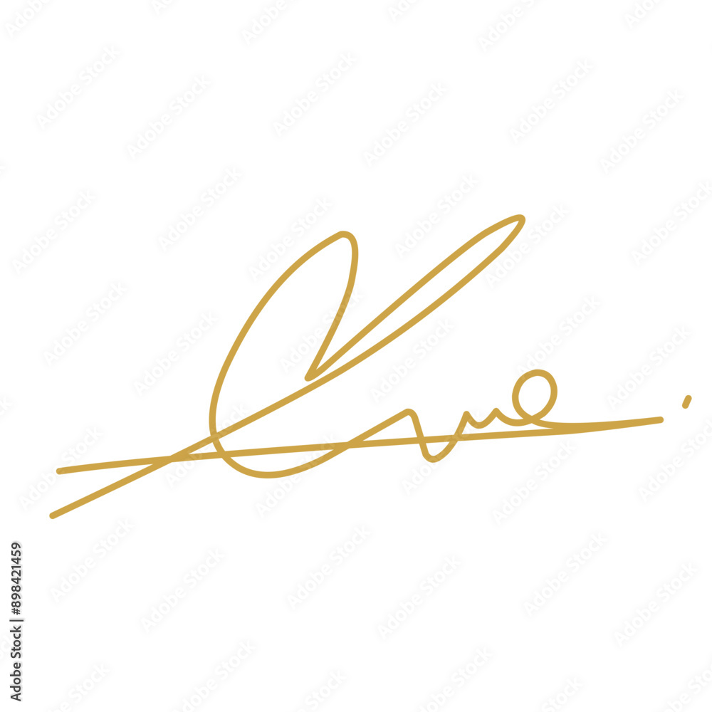 Hand drawn signature Hand drawn signature