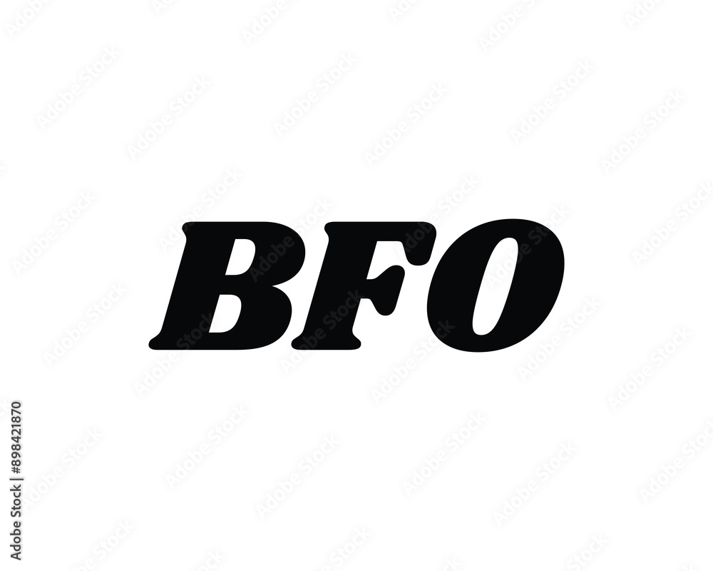 BFO logo design vector template. BFO logo design. BFO logo design vector template. BFO logo design.