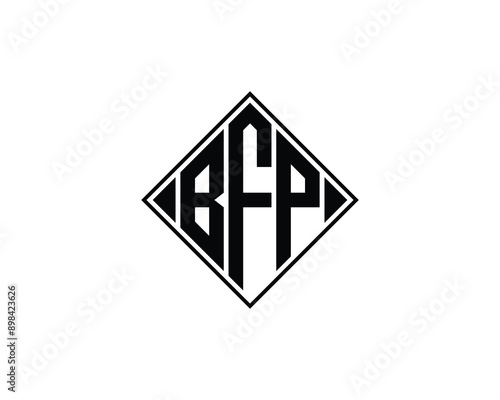 Free Download BFP logo design vector template. BFP logo design. - GFXLoad