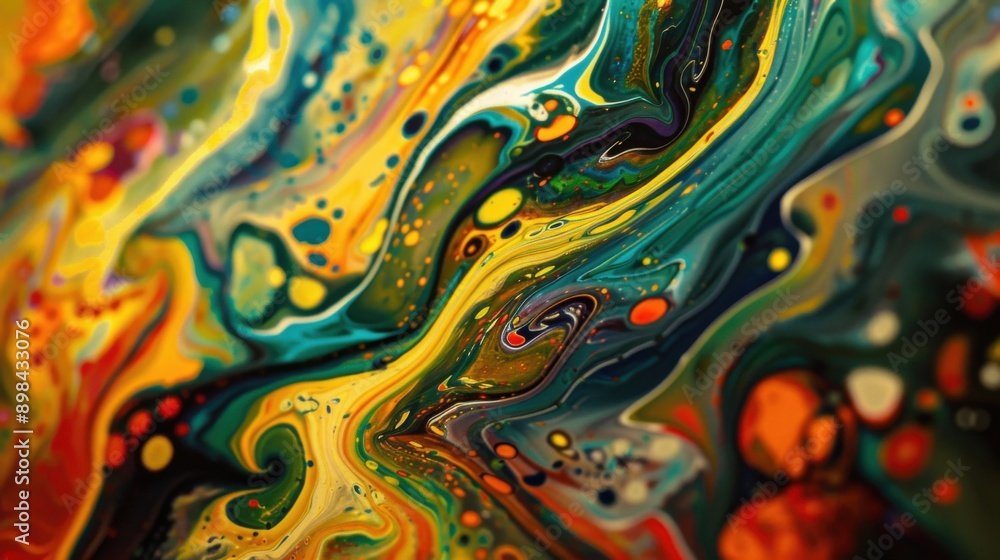 Cosmic Swirl of Artistic Colors Cosmic Swirl of Artistic Colors