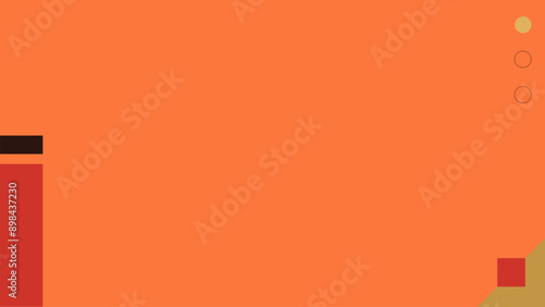 illustration of an orange background with place for your text. abstract creative colorful geometric business concept dynamic line style