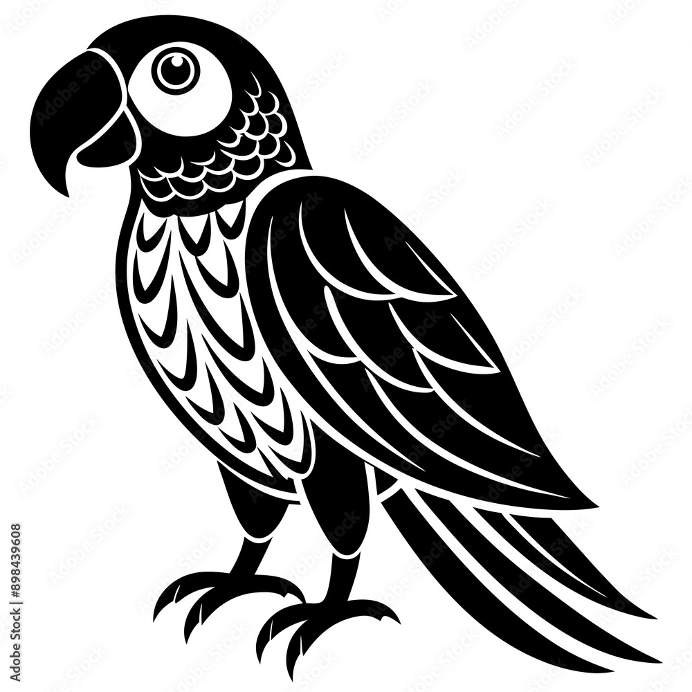 Fototapeta premium parrot vector