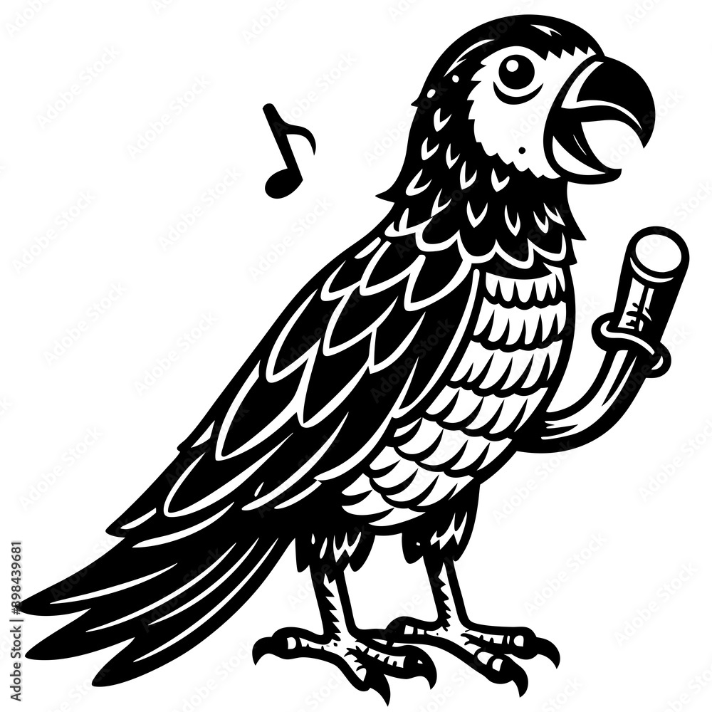 Obraz premium parrot vector