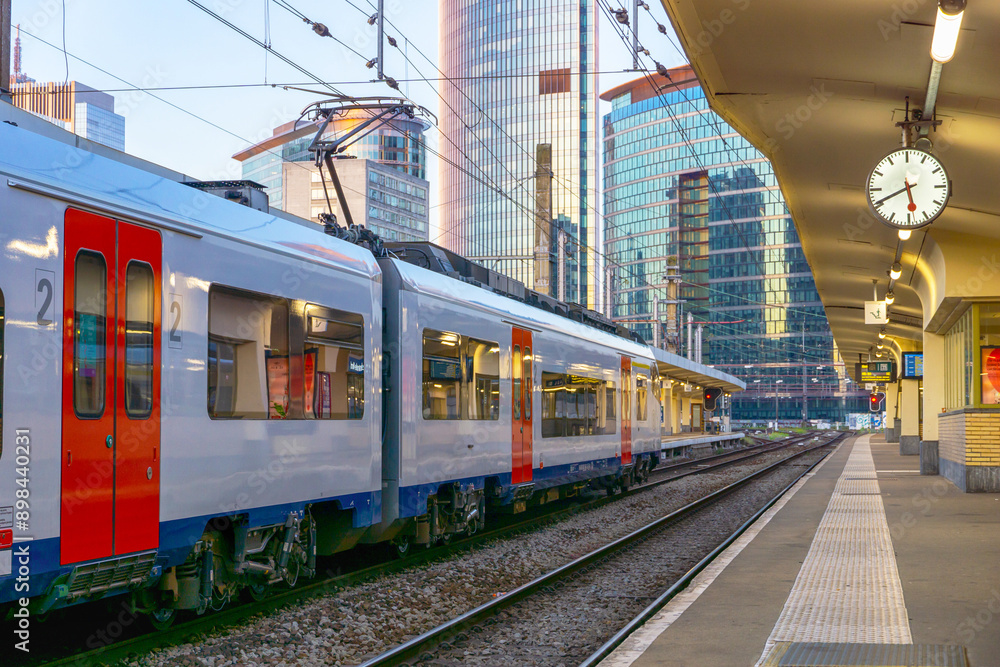 Naklejka premium Brussels Noord Railway Station, Belgian