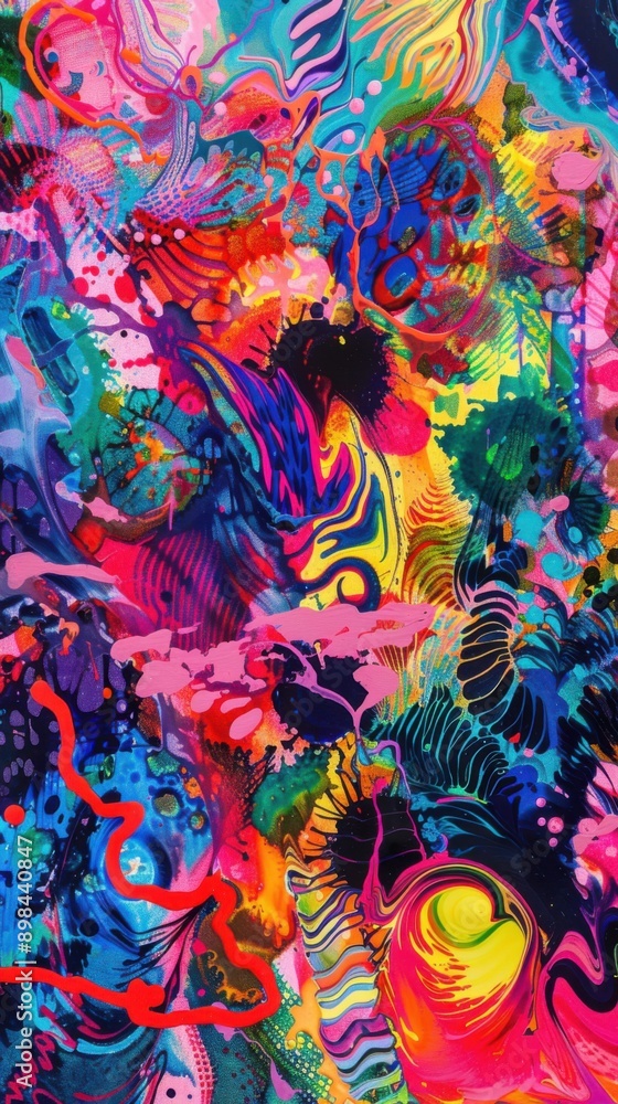 Cosmic Swirl of Artistic Colors Cosmic Swirl of Artistic Colors