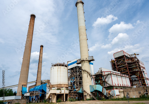 Coal power plant  Emile Huchet in saint Avold France photo