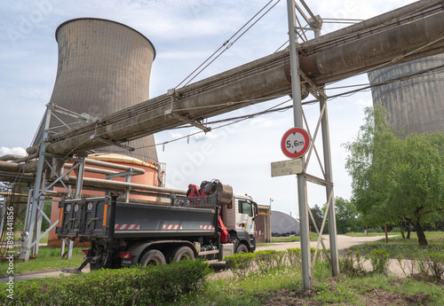 Coal power plant  Emile Huchet in saint Avold France photo