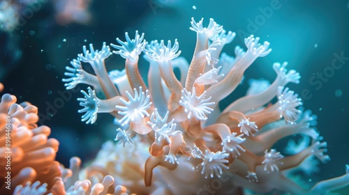 Dry coral as the background