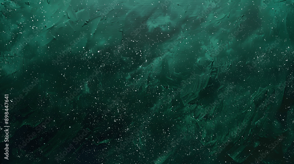 Fototapeta premium Dark green black grainy background with vibrant noise texture for gradient abstract retro banner design