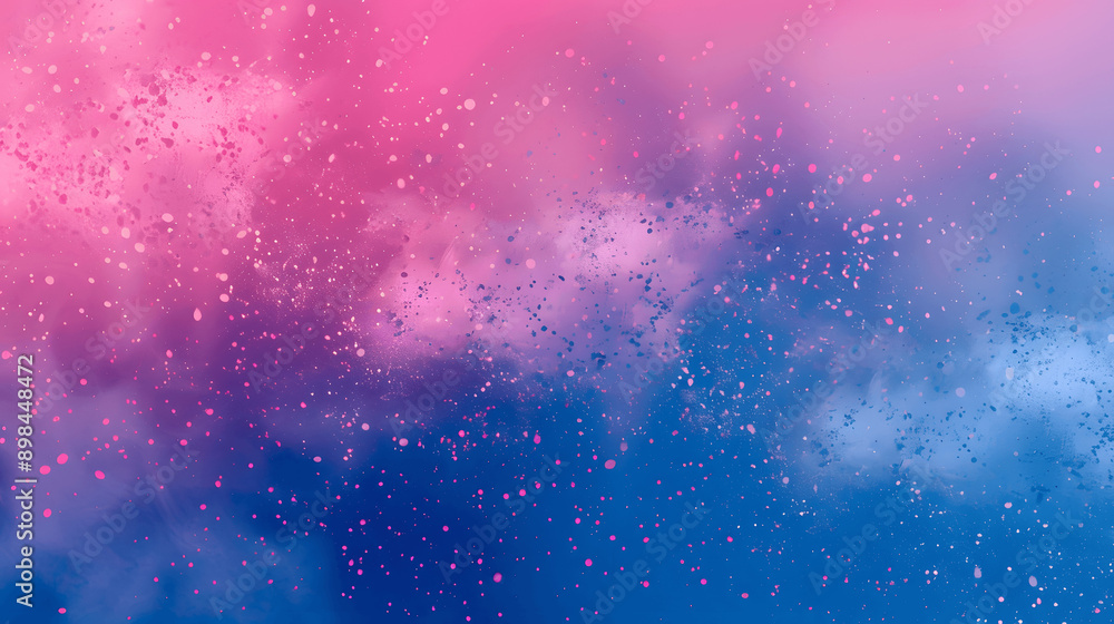 Neon blue pink grainy gradient background with colorful noise texture for summer banner design Neon blue pink grainy gradient background with colorful noise texture for summer banner design