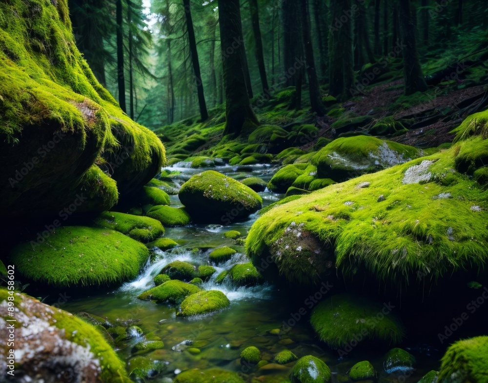 Lush Green Stream Lush Green Stream