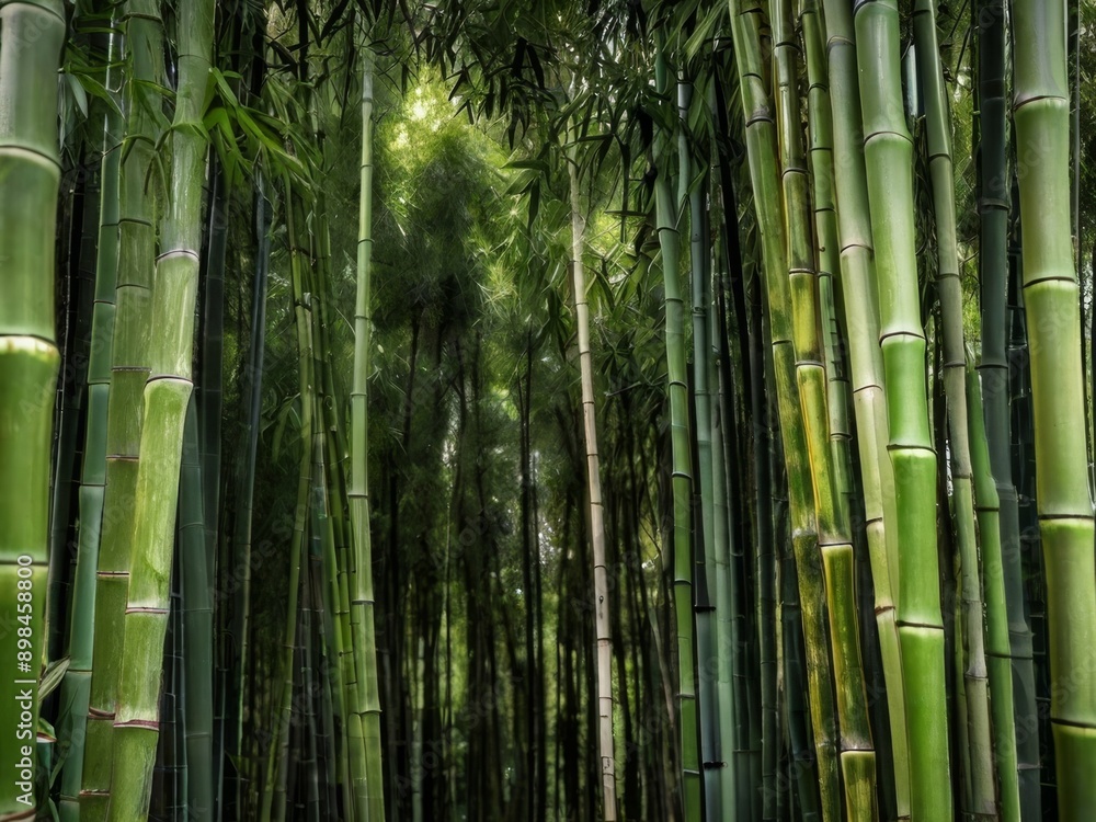 Fototapeta premium Lush Bamboo Forest