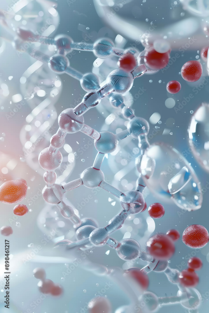 High-Quality 3D Rendering of Collagen and Hyaluronic Acid Solutions Circle for Skin Health High-Quality 3D Rendering of Collagen and Hyaluronic Acid Solutions Circle for Skin Health