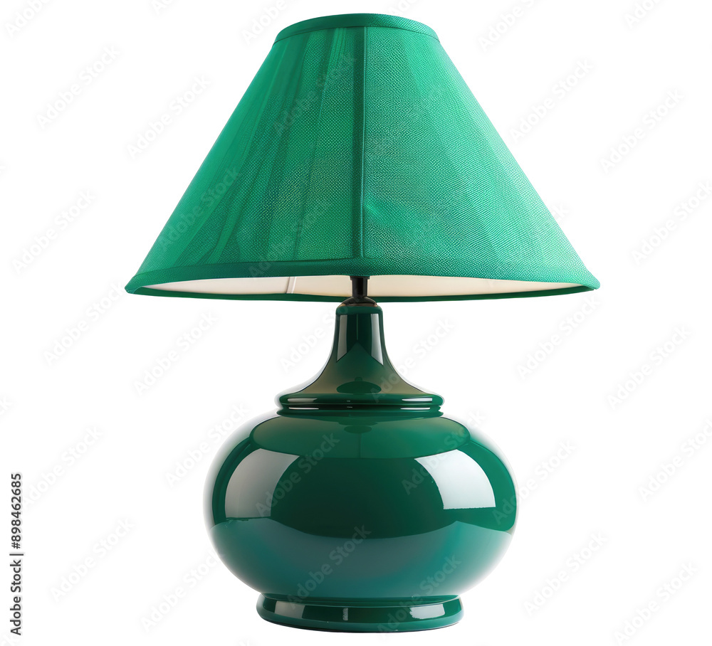 Fototapeta premium Vintage table lamp isolated on transparent