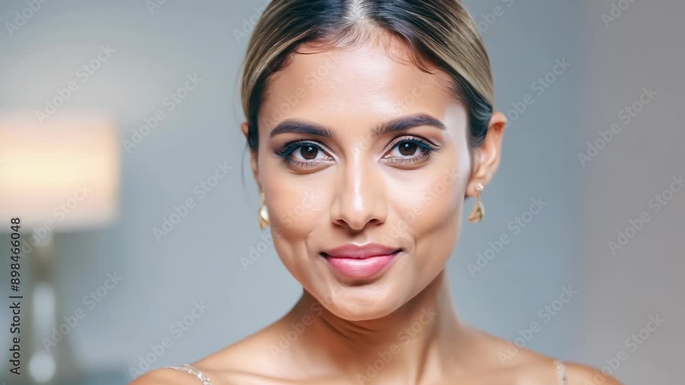 Sophisticated Woman with Impeccable, Radiant Complexion Sophisticated Woman with Impeccable, Radiant Complexion