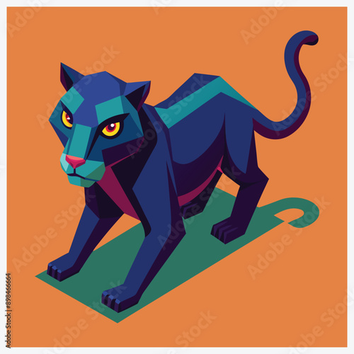 Panther Isometric Illustrations ,The Ultimate Collection