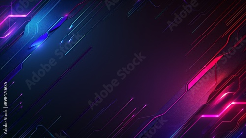 Abstract background showing futuristic technology with glowing lines