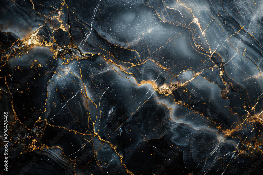 Elegant black marble texture with intricate gold veins creating a luxurious and sophisticated pattern, perfect for backgrounds or designs. Elegant black marble texture with intricate gold veins creating a luxurious and sophisticated pattern, perfect for backgrounds or designs.