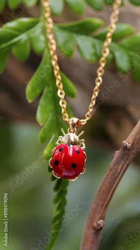 Invite good luck and protection with ladybug charms. photo