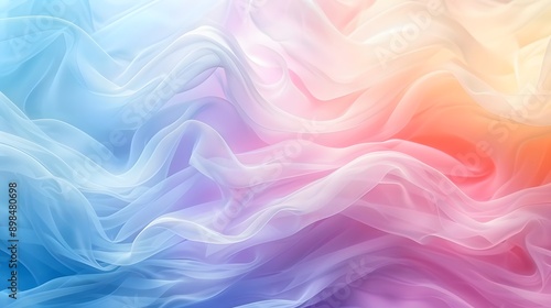 Ethereal Waves of Pastel Colors