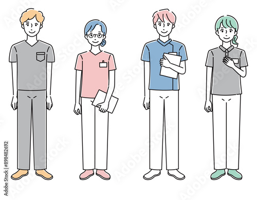 作業療法士、理学療法士、言語聴覚士、看護師、医療